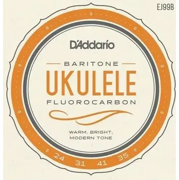 Struna pro kytaru a smyčcový nástroj Struny pro barytonové ukulele D'Addario EJ99B - 24,4/35