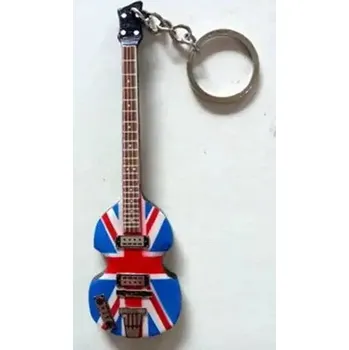 Přívěsek na klíče Music Legends PPT-PD223 Paul McCartney The Beatles Hofner Bass UK Flag