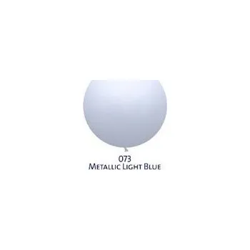 Balónek Obří balónek světlemodrý metalický belbal 1000073