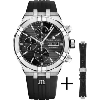 Hodinky Maurice Lacroix - AI6038-SS00B-330-2 - AIKON Automatic Chronograph 44mm