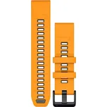 Garmin - 010-13392-01 - Řemínky QuickFit® 22 Watch Bands, Spark Orange/Graphite Silicone