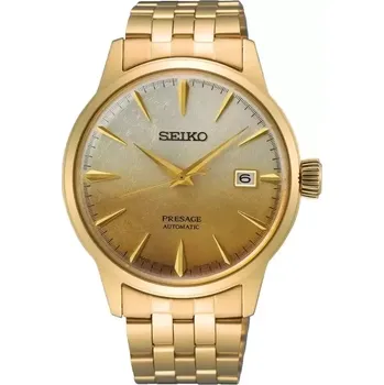 Hodinky Seiko - SRPK46J1 - Seiko ‘Beer Julep’ Presage Cocktail Time European & US Exclusive