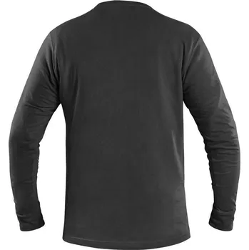 Pánské tričko Tričko CXS PETR, dlouhý rukáv, černé, vel. 2XL