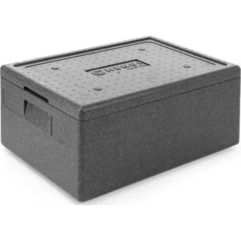 Dóza na potraviny Tepelně izolační nádoba Pyocellan, HENDI, Kitchen Line, GN 1/1, 40L, Černá, 600x400x(H)283mm