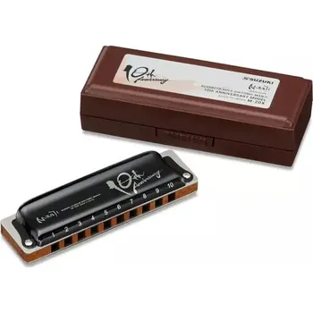Foukací harmonika Harmonika diatonická Suzuki M-20X C Manji 10th Anniversary