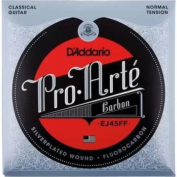 Struna pro kytaru a smyčcový nástroj Struny nylonové pro klasickou kytaru D'Addario EJ45FF - 24/44