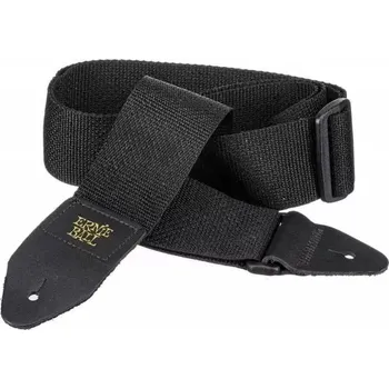 Kytarový popruh Řemen kytarový Ernie Ball EB 4037 Polypro Strap Black