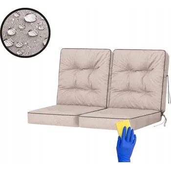 Podsedák Zahradní Polštář, polštář na zahradní křeslo, sada 2 podušek 120x100cm