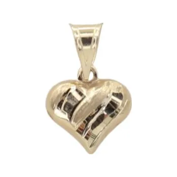 Přívěsek Zlatý přívěsek srdce
