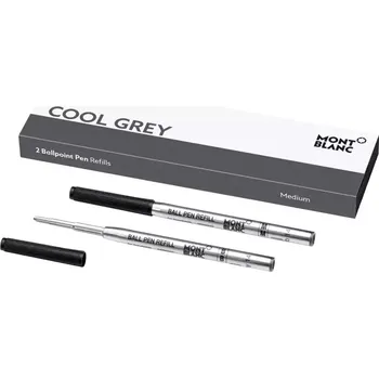Montblanc - MB128220 - 2 Ballpoint Pen Refills (M) Cool Gray