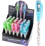 Kidea Špionážní pero s UV lampou mix barev