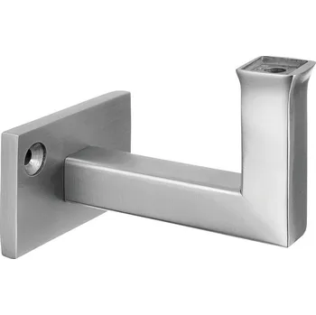 Konzole pro madlo, Square Line, montáž na stěnu Konzole pro madlo, Square Line, montáž na stěnu, ploché madlo, nerez. ocel 304, kartáčovaná