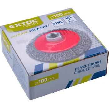 Ruční nářadí kartáč miskový ocelový, O 100mm