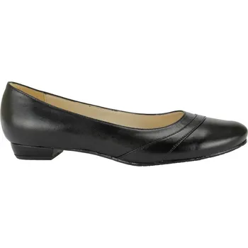 Dámské baleríny Nadměrné baleríny De Plus černé 9761/0157/FZ4 - black (kulatá špička) - 45