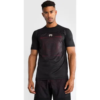 Pánské tričko Pánské funkční Dry-tech tričko Venum G-Fit Air - Deep Black / Fire Red Velikost: L
