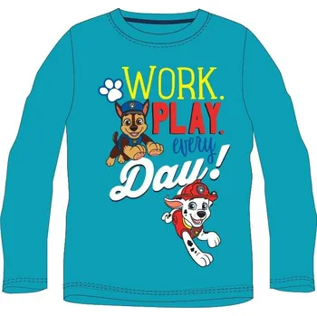 Pánské tričko Tričko Tlapková Patrola work play every day, vel. 98-116cm Velikost: 104cm