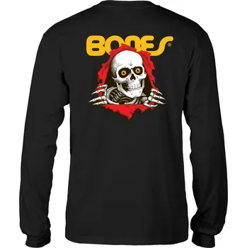 Pánské tričko bones Pánské triko ripper ls black