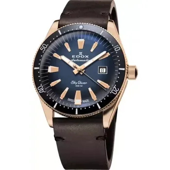 Hodinky Edox - 80126 BRN BUIDR - Bronze Date Automatic Limited Edition