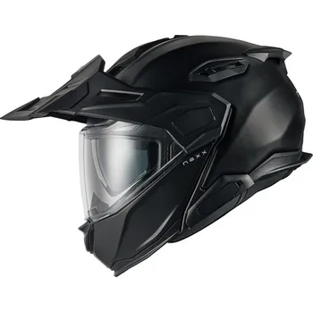 Helma na motorku NEXX X.LIFECOUNTRY Plain black MT vel. XS