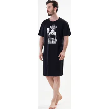 Pánská noční košile Cool Comics Pánská noční košile Opice černá