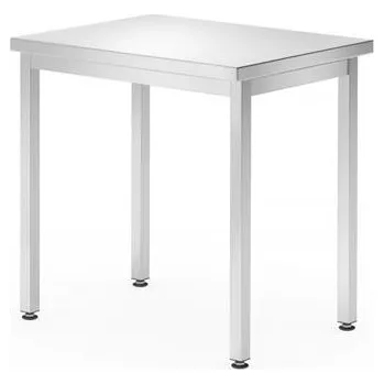 Dílenský stůl Centrální stůl – přišroubovaný, hloubka 600 mm, HENDI, Budget Line, 800x600x(H)850mm