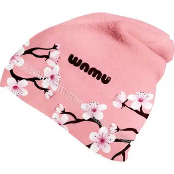 Čepice WAMU® ČR Dětská fleecová čepice WAMU Sakury růžová Velikost: XS (44-48cm)