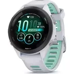 Garmin - 010-02810-14 - Forerunner® 265S - Luneta Black, pouzdro Whitestone, řemínek silicone White/Neo
