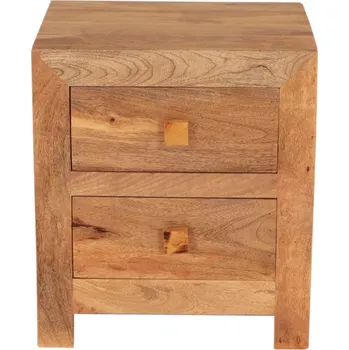 Noční stolek Noční stolek z masivu z dřeva mango 45x50x40