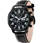 Zeno Watch Basel - 8557TVDD-Xbk-a1 - Clou de Paris Pilot - Chrono Day Date