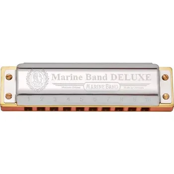 Foukací harmonika Harmonika diatonická Hohner Marine Band Deluxe D