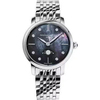 Hodinky Frederique Constant - FC-206MPBD1S6B - Slimline Ladies Moonphase Quartz