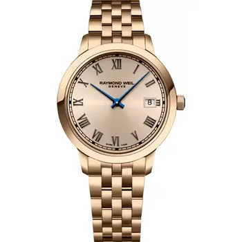 Hodinky Raymond Weil - 5385-P5-00859 - Toccata Ladies Rose Gold PVD Quartz Watch, 34 mm