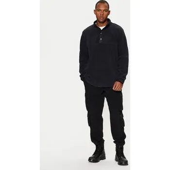 Pánská mikina Brave Soul Fleecová mikina MSS-675DOM Tmavomodrá Relaxed Fit L