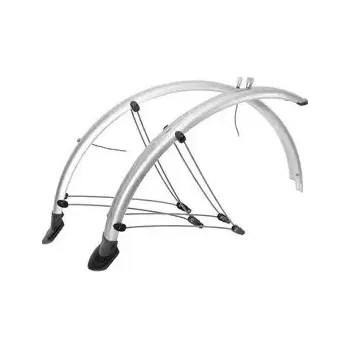 Blatník na kolo Blatníky set Olympik Olympik 28&quot; trekingové, 45mm, stříbrné