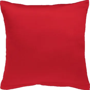 Polštář SCANquilt povlak SATÉN COLOR červená 50 x 70 cm