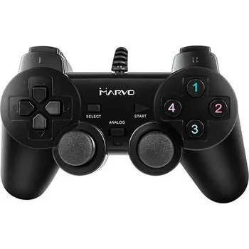 Gamepad Gamepad Marvo GT-006, 15tl., USB, černý, vibrační