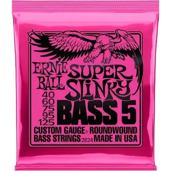 Struna pro kytaru a smyčcový nástroj Struny pro baskytaru Ernie Ball EB 2824 - 40/125