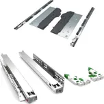 Výsuv pro dřevěnou zásuvku Cemux s otevíráním PUSH + tlumením 30 kg Jmenovitá délka [mm]: 350