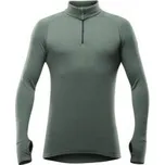 Devold Expedition Merino 235 Z.Neck Man forest S; Zelená triko + DÁREK DLE VÝBĚRU!