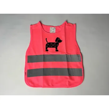reflexní vesta Dětská reflexní vesta pink DOG