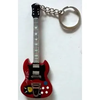 Přívěsek na klíče Music Legends PPT-PD236 Angus Young AC/DC Gibson SG Red