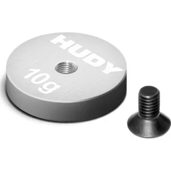 RC model auta HUDY PURE TUNGSTEN WEIGHT THIN ROUND 15mm WITH M3 - 10g - expresní doprava