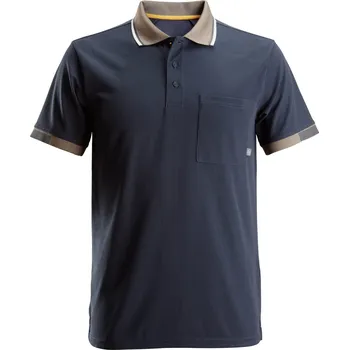 pracovní tričko Snickers Workwear Polokošile AllroundWork 37.5® tmavomodrá Velikost: S