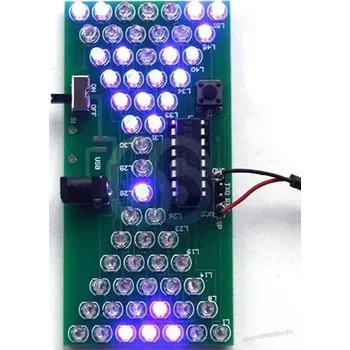 Elektronická stavebnice Přesýpací hodiny LED - STAVEBNICE