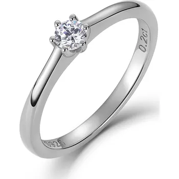 Prsten Olivie Zásnubní prsten DIAMANT 0,2ct 9241 Velikost prstenů: 10 (EU: 62-64) Ag 925; ≤1,7 g.