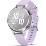 Garmin - 010-02891-01 - Lily 2 Active - Silver / Purple Jasmine Silicone Band