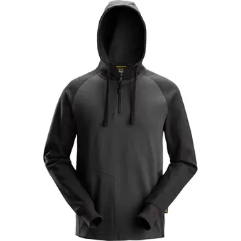 pracovní mikina Mikina Snickers Two s kapucí - ocelově šedá/černá