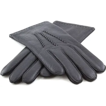 Rukavice Pánské kožené rukavice z amerického jelena Barva: Černá, Velikost: 7,5