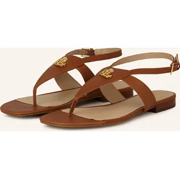 Dámské sandále Lauren Ralph Lauren Dámské Žabky Everley, koňaková, 38,5