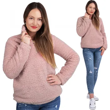 Pánská mikina Rea Women's sweatshirt Sherpa Dirty Pink L